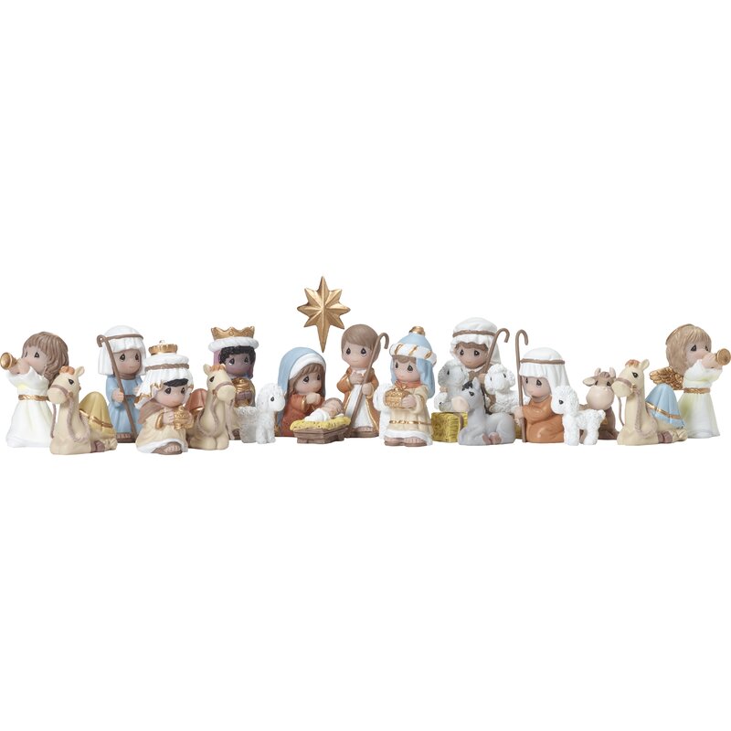 Precious Moments 26 Piece Nativity Advent Calendar Set & Reviews | Wayfair